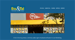 Desktop Screenshot of etcetal.com.br
