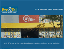 Tablet Screenshot of etcetal.com.br